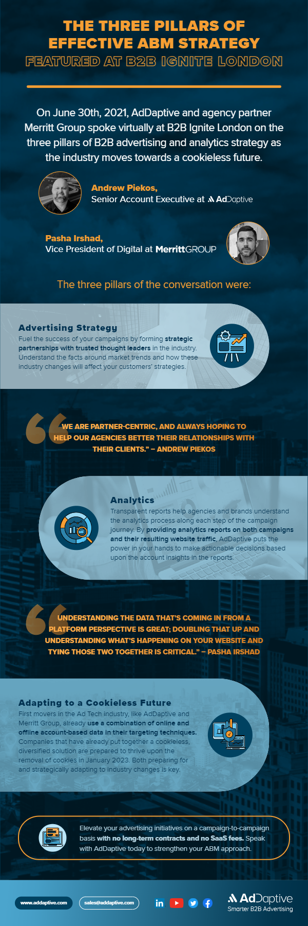 AdDaptive B2B Ignite London 3 Pillars infographic thumbnail