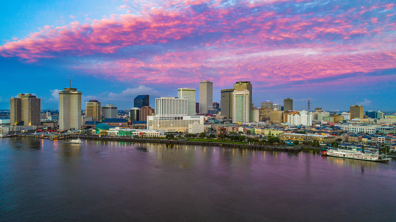 Downtown New Orleans, Louisiana, USA Skyline
